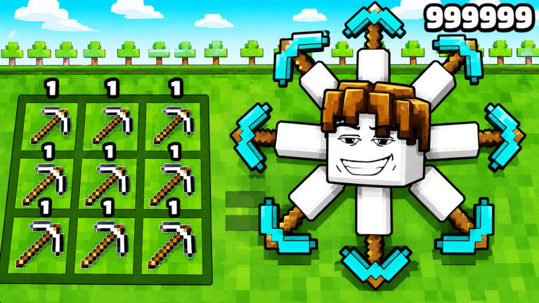 +1 Pickaxe Swing Escape official Roblox cover art